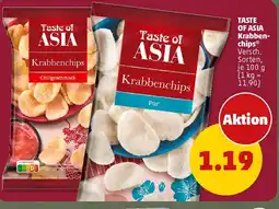 PENNY TASTE OF ASIA Krabben- chips Angebot