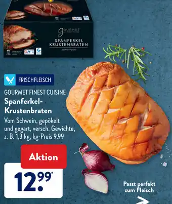 Aldi Süd Gourmet Finest Cuisine Spanferkel Krustenbraten Angebot