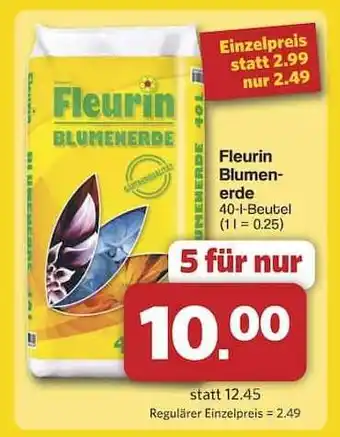 Famila Nord Ost Fleurin Blumenerde Angebot