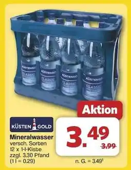 Famila Nord Ost KÜSTENGOLD Mineralwasser Angebot