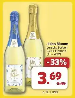 Famila Nord Ost Jules Mumm Angebot