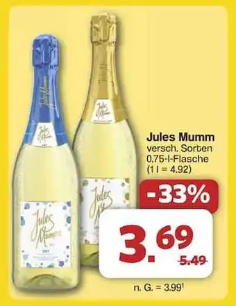 Famila Nord Ost Jules Mumm Angebot