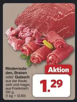 Famila Nord Ost Rinderrouladen, Braten oder Gulasch Angebot