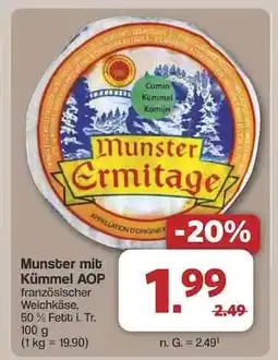 Famila Nord Ost Munster mit Kümmel AOP Angebot