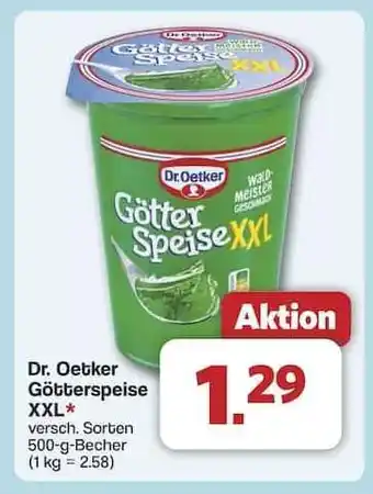 Famila Nord Ost Dr. Oetker Götterspeise XXL Angebot