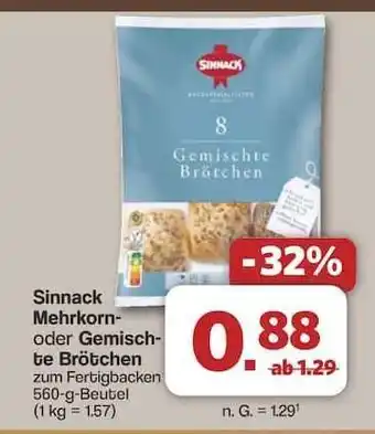 Famila Nord Ost Sinnack Mehrkorn- oder Gemischte Brötchen Angebot