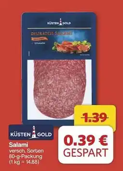 Famila Nord Ost Küsten Gold Delikatess Salami Angebot