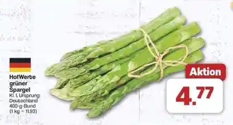 Famila Nord Ost HofWerte grüner Spargel Angebot