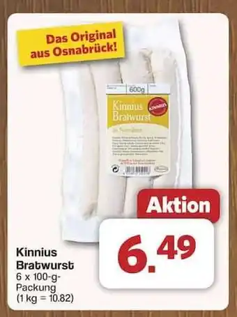 Famila Nord Ost Kinnius Bratwurst Angebot