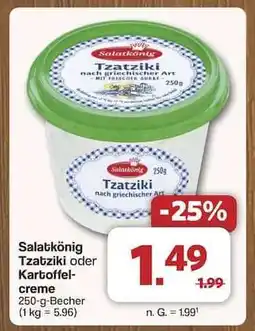 Famila Nord Ost Salatkönig Tzatziki oder Kartoffelcreme Angebot
