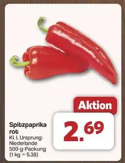Famila Nord Ost Spitzpaprika rot Angebot