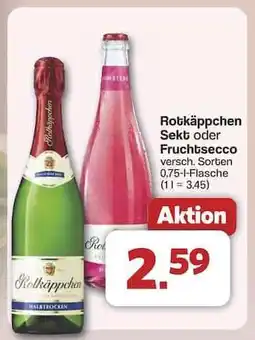 Famila Nord Ost Rotkäppchen Sekt oder Fruchtsecco Angebot
