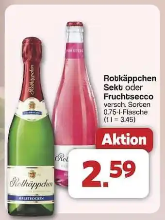 Famila Nord Ost Rotkäppchen Sekt oder Fruchtsecco Angebot