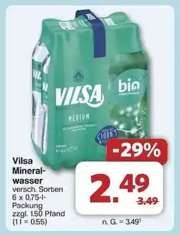 Famila Nord Ost Vilsa Mineralwasser Angebot