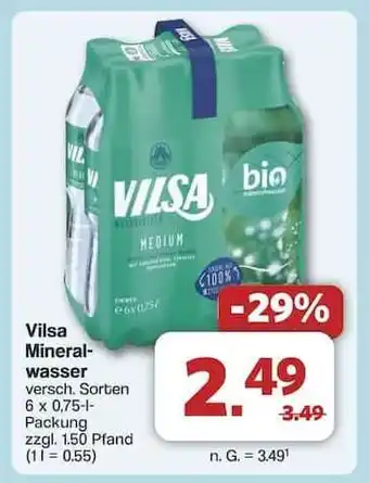 Famila Nord Ost Vilsa Mineralwasser Angebot
