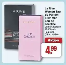 Famila Nord Ost La Rive Woman Eau de Parfum oder Man Eau de Toilette Angebot