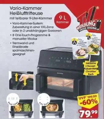 Famila Nord Ost Vario-Kammer Heißluftfritteuse Angebot