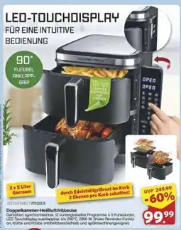 Famila Nord Ost GOURMETmaxx Doppelkammer-Heißluftfritteuse Angebot