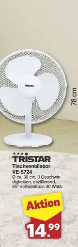 Famila Nord Ost TRISTAR Tischventilator VE-5724 Angebot