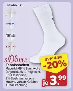 Famila Nord Ost s.Oliver Tennissocken Angebot