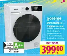 Famila Nord Ost gorenje Wärmepumpentrockner DHNA92/DE Angebot