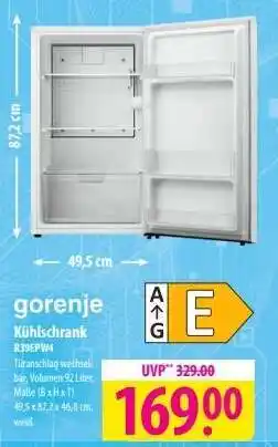 Famila Nord Ost Gorenje Kühlschrank R39EPW4 Angebot