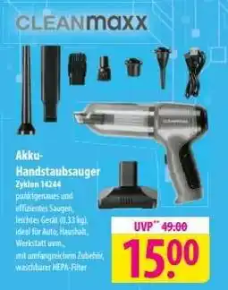 Famila Nord Ost Akku-Handstaubsauger Zyklon 14244 Angebot