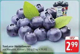 Edeka SanLucar Heidelbeeren Angebot