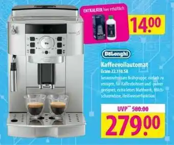 Famila Nord Ost DeLonghi Kaffeevollautomat Ecam 22.110.SB Angebot