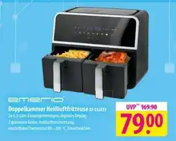 Famila Nord Ost Emerio Doppelkammmer Heißluftfritteuse AF-132833 Angebot