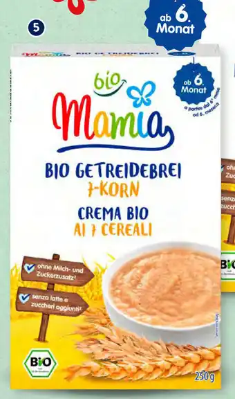 Aldi Süd Mamia Bio Getreidebrei 7 Korn 250g Angebot