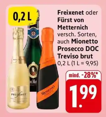 Edeka Freixenet oder Fürst von Metternich Angebot