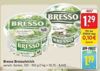Edeka Bresso Brotaufstrich Angebot