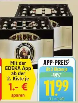 Edeka Franziskaner Beer Crate Angebot