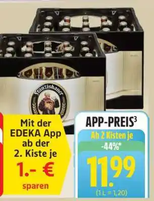 Edeka Franziskaner Beer Crate Angebot