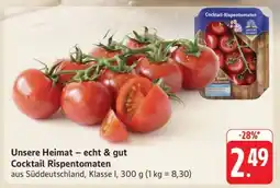 Edeka Unsere Heimat – echt & gut Cocktail Rispentomaten Angebot