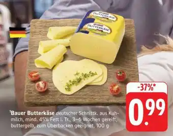 Edeka Bauer Butterkäse Angebot