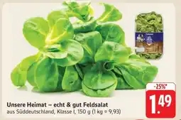 Edeka Unsere Heimat – echt & gut Feldsalat Angebot