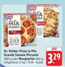 Edeka Dr. Oetker Pizza la Mia Grande Salame Piccante Angebot