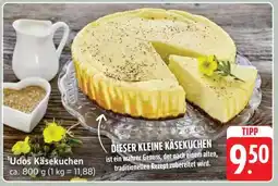 Edeka Udos Käsekuchen Angebot