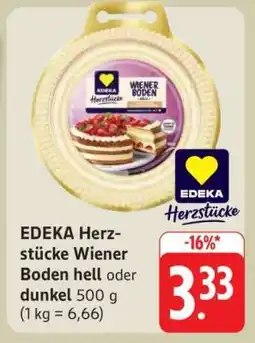 Edeka EDEKA Herzstücke Wiener Boden hell oder dunkel Angebot