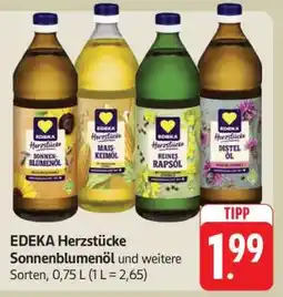 Edeka EDEKA Herzstücke Sonnenblumenöl und weitere Sorten Angebot