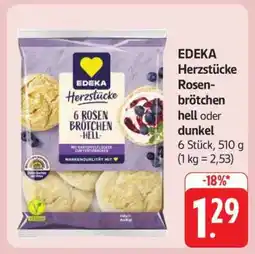 Edeka EDEKA Herzstücke Rosenbrötchen Angebot