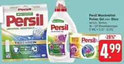 Edeka Persil Waschmittel Pulver, Gel oder Discs Angebot