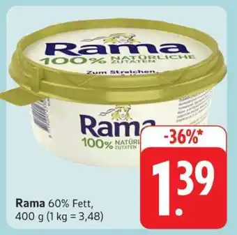 Edeka Rama 60% Fett Angebot