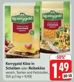 Edeka Kerrygold Käse in Scheiben oder Reibekäse Angebot
