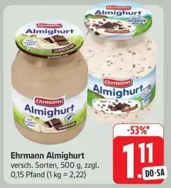 Edeka EHRMANN Almighurt Angebot