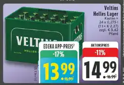Edeka Veltins Helles Lager Angebot