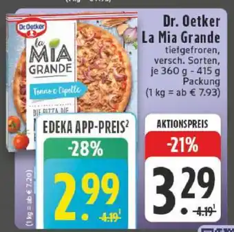 Edeka Dr. Oetker La Mia Grande Angebot