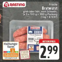 Edeka Rasting Frische Bratwurst Angebot